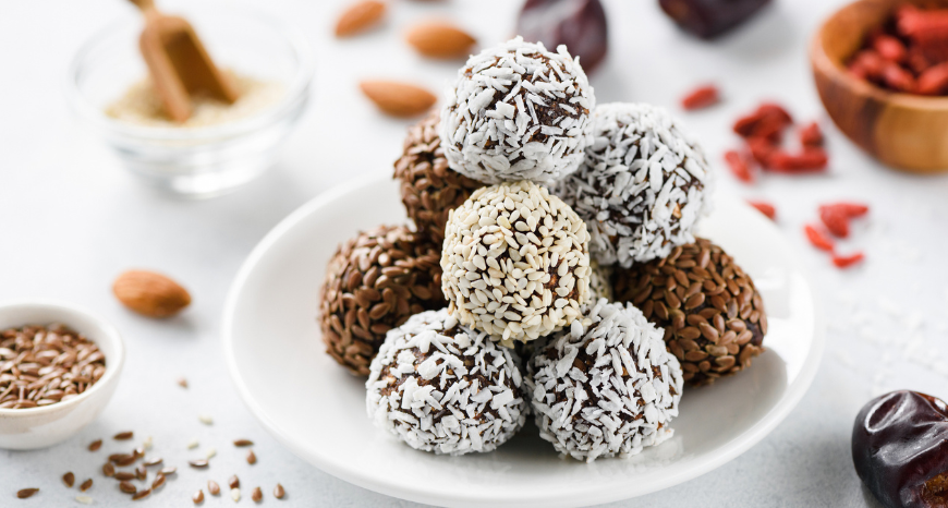Vegan Coconut and Almond Truffles
