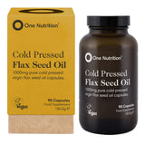 One Nutrition® Cold Pressed Flax Seed Oil – 90 caps