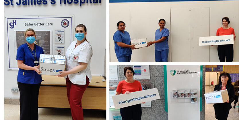 Irish Brand Suvex Soothe® Says Thank You to Healthcare Workers