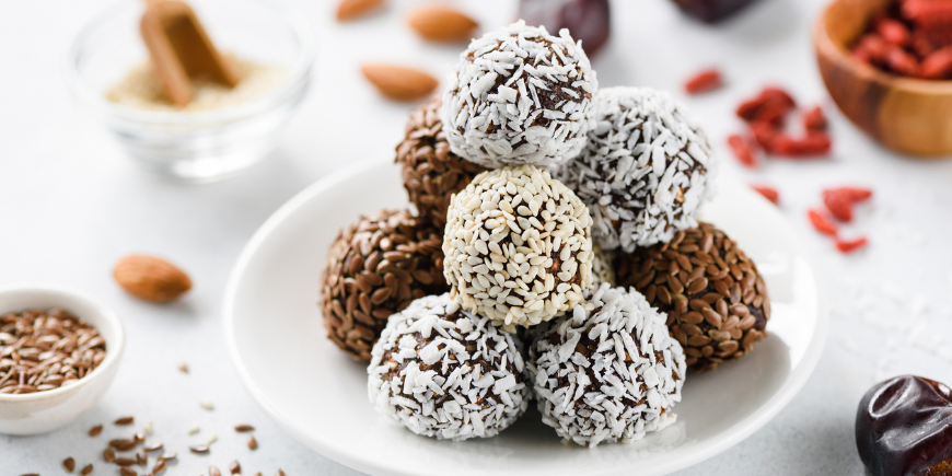 Vegan Coconut and Almond Truffles